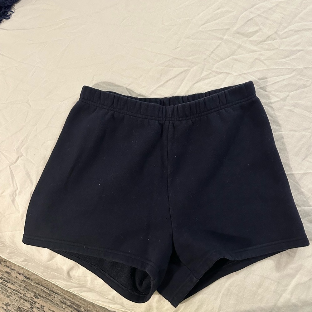 TNA  navy cozy AF 3” sweatshorts
